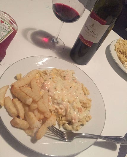 Creamy smoked salmon pasta