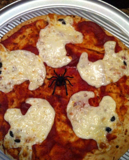 Halloween Ghost Pizza