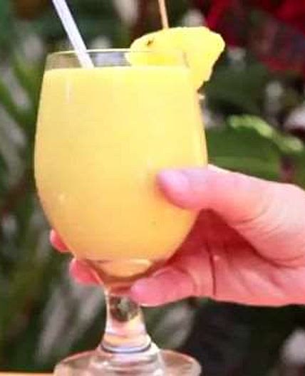 Coconut, Mango and Pineapple Smoothie