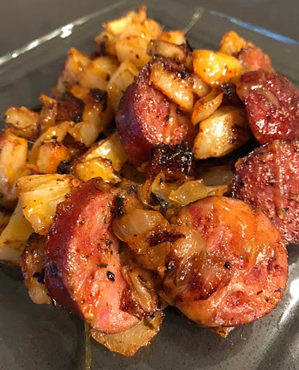 Oven-Roasted Smoked Sausage & Potatoes Recipe - (3.9/5)