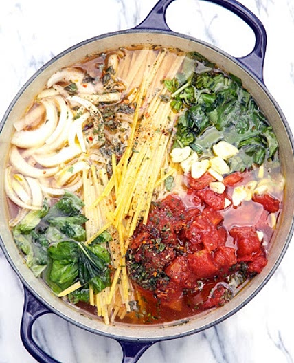 One Pot Wonder Tomato Basil Pasta Recipe Recipe - (3.9/5)
