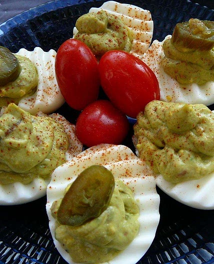 Œufs farcis à l'avocat
