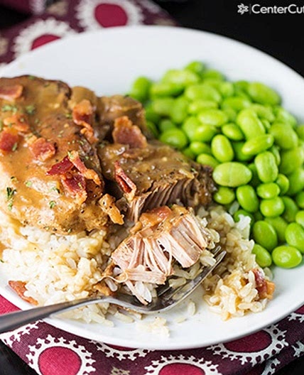 Slow Cooker Smothered Pork Chops