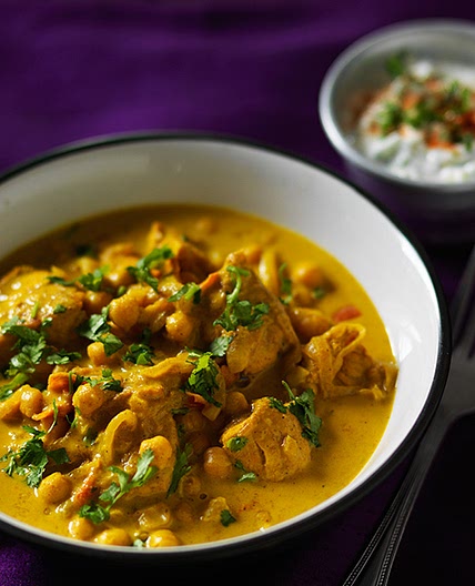 Turkey and chickpea curry