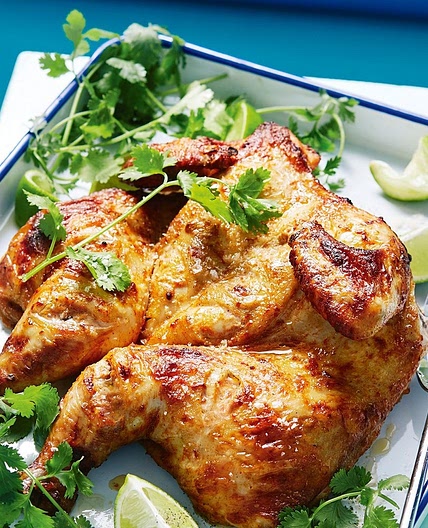 Ras el hanout, yoghurt and lime grilled chicken