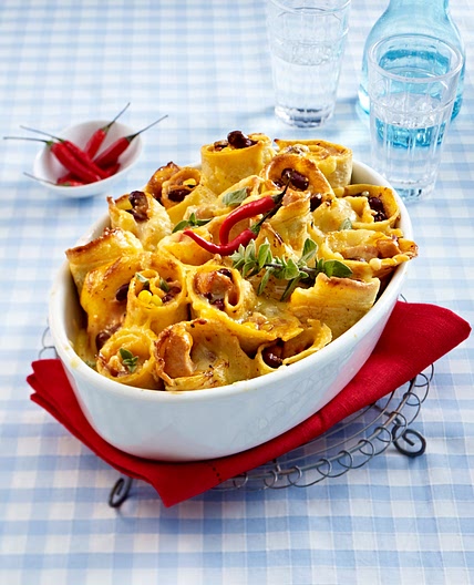 Mexikanische Röllchen mit Putenrahm