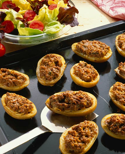 Überbackene Hackfleisch-Kartoffeln