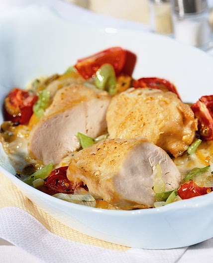 Überbackene Hähnchenbrust-Filets