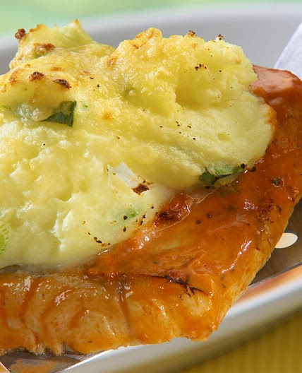 Püree-Fischauflauf
