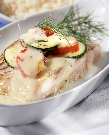 Fisch-Gratin mit Gemüse