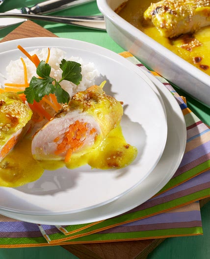 Asia-Röllchen aus dem Ofen
