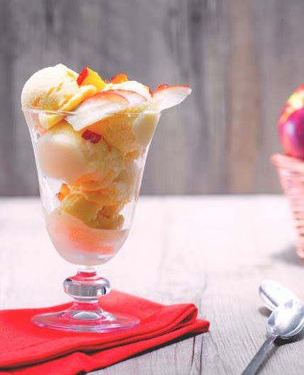 Gelato alla pesca