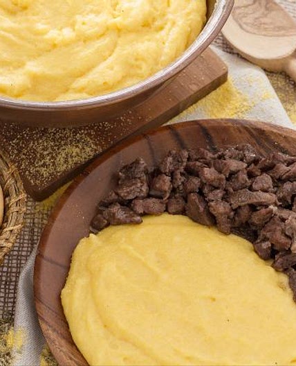 Polenta e bruscitt