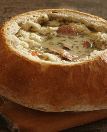 Zhurek (Sour Bread Soup)
