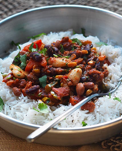 Mixed bean chilli