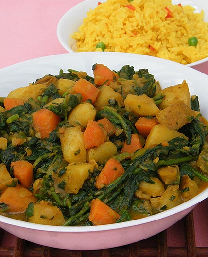 Sag Aloo