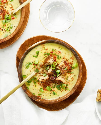 Vegan Broccoli and Cheese Soup
