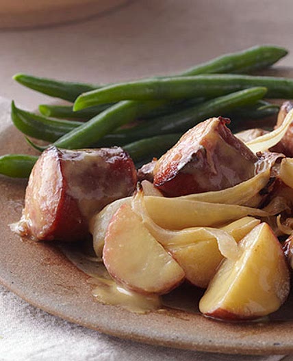 Honey Mustard Kielbasa and Potatoes
