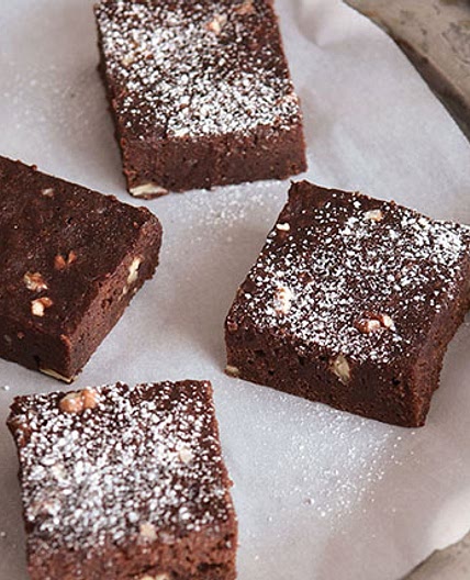 Blissful Applesauce Brownies