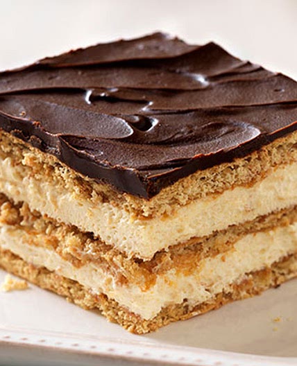 Easy Peanut Butter & Chocolate Éclair Dessert