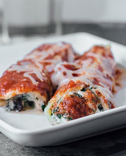 Cheesy Manicotti