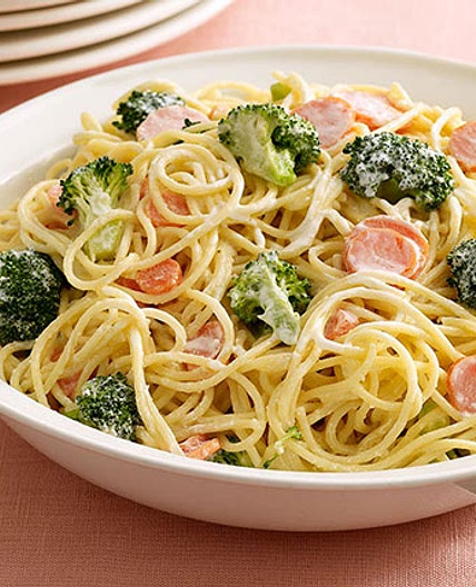 Pasta Primavera Alfredo