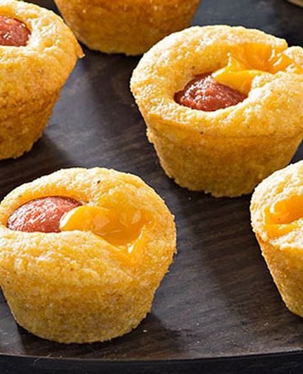 Mini Corn Dog Muffins