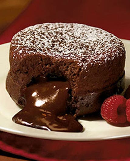 Dark Chocolate Lava Cakes