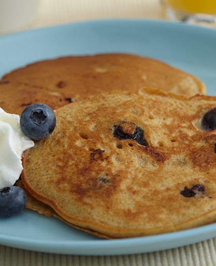 Crêpes graham et bleuets