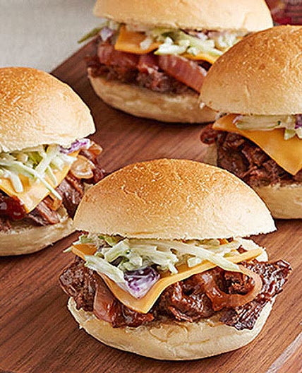 Slow-Cooker Beef Short Rib Mini Sandwiches
