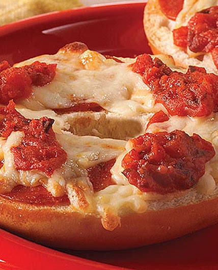 Kids-Only Pepperoni Pizza Bagels