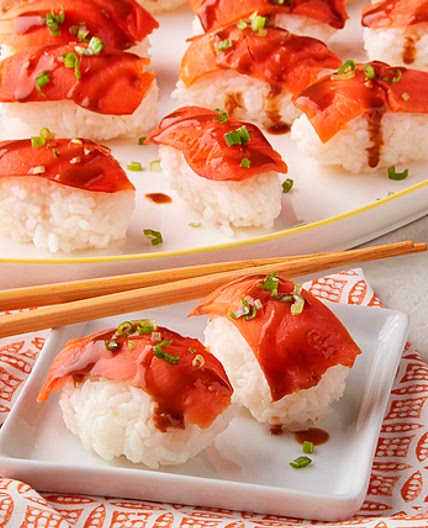 Smoked Salmon Sushi