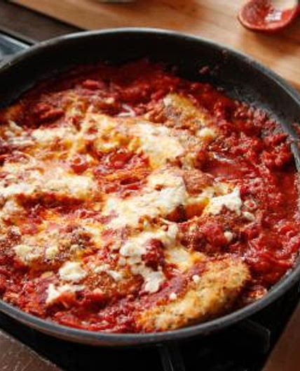Lighter Chicken Parmesan