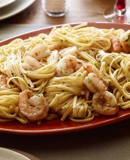 Shrimp Scampi with Linguini