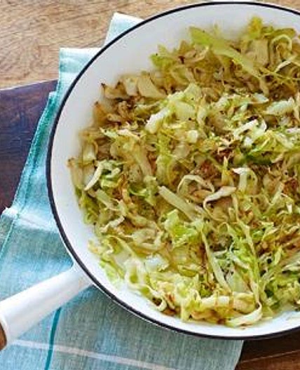 Sauteed Cabbage with Kielbasa 