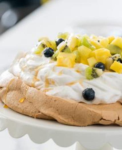 Honey Buttermilk Pavlova