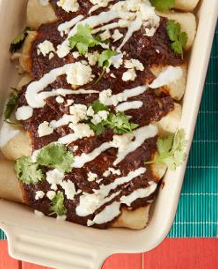 'Easiest Ever' Chicken Mole Enchiladas