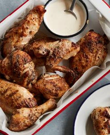 Grilled Chicken with Alabama White Barbecue Sauce