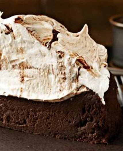 Towering Flourless Chocolate Cake