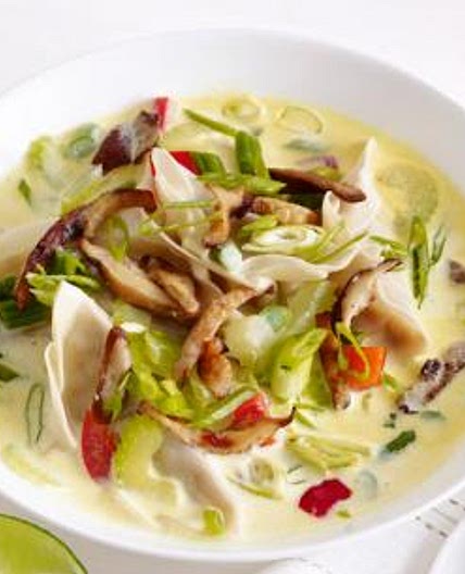 Thai Dumpling Soup