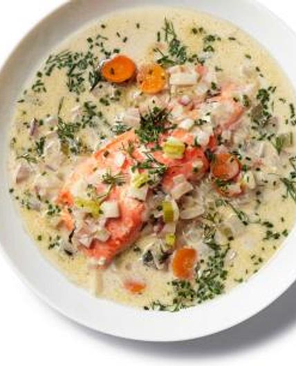 Salmon Chowder with Dill