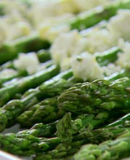 Roasted Asparagus with Feta Cheese
