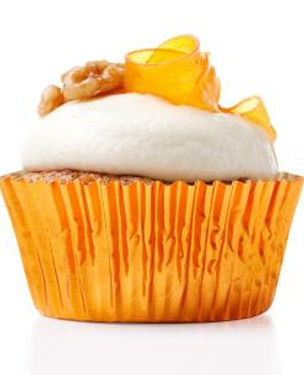 Carrot-Walnut Cupcakes