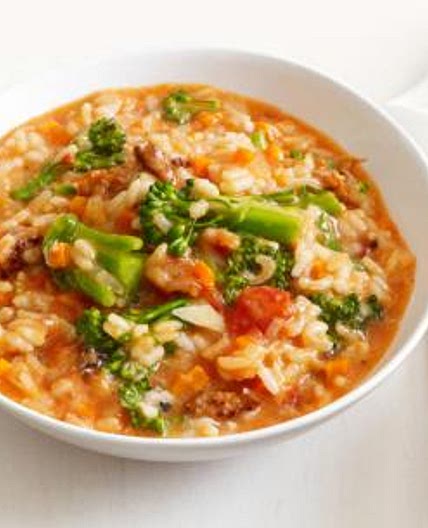 Sausage and Broccolini Risotto