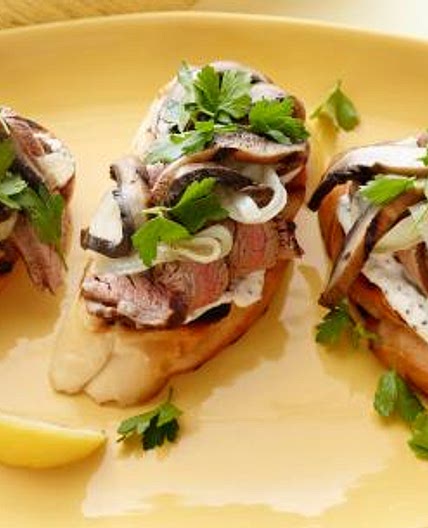 Beef Stroganoff Sandwich
