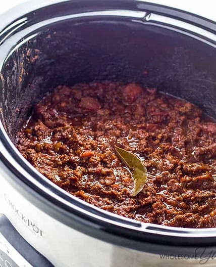 Keto Low Carb Chili Recipe - Crock Pot or Instant Pot (Paleo)