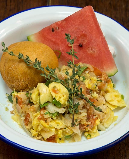 Levi Roots' ackee and saltfish recipe