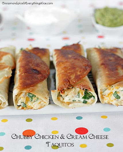Chubby Chicken and Cream Cheese Taquitos Recipe - (4.4/5)