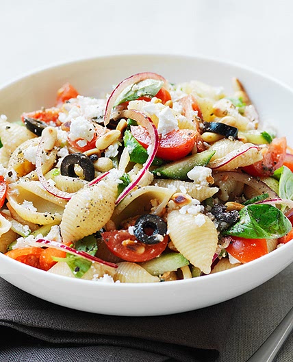 Mediterranean pasta salad