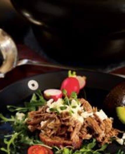 Keto pulled pork Afelia
